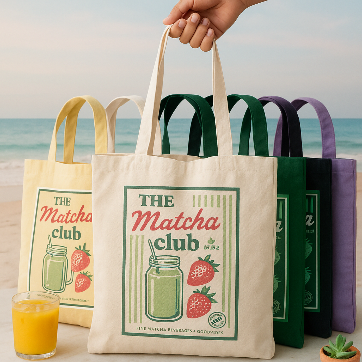 Tote-ally Matcha Everyday Tote Bag