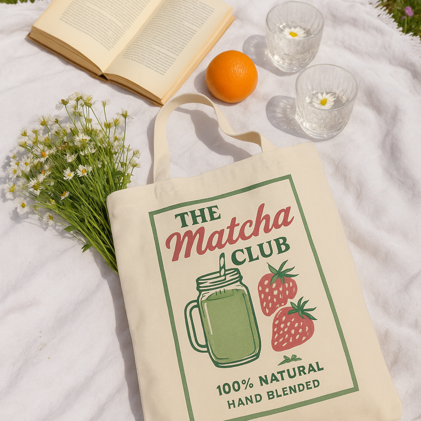 Tote-ally Matcha Everyday Tote Bag