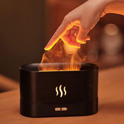 Noir Aromatherapy Flame Diffuser